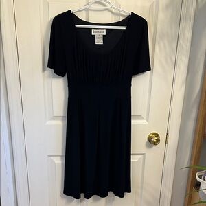 Danny & Nicole Black Midi Dress